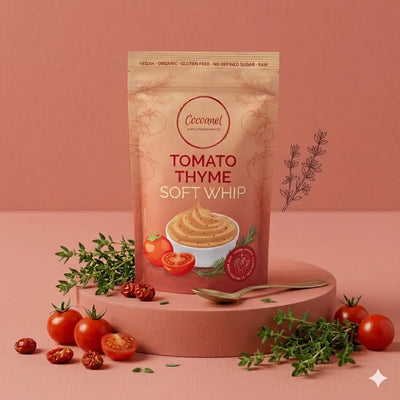 Tomato Thyme Soft Whip – Vegane Frischkäse-Alternative mit Tomate & Thymian