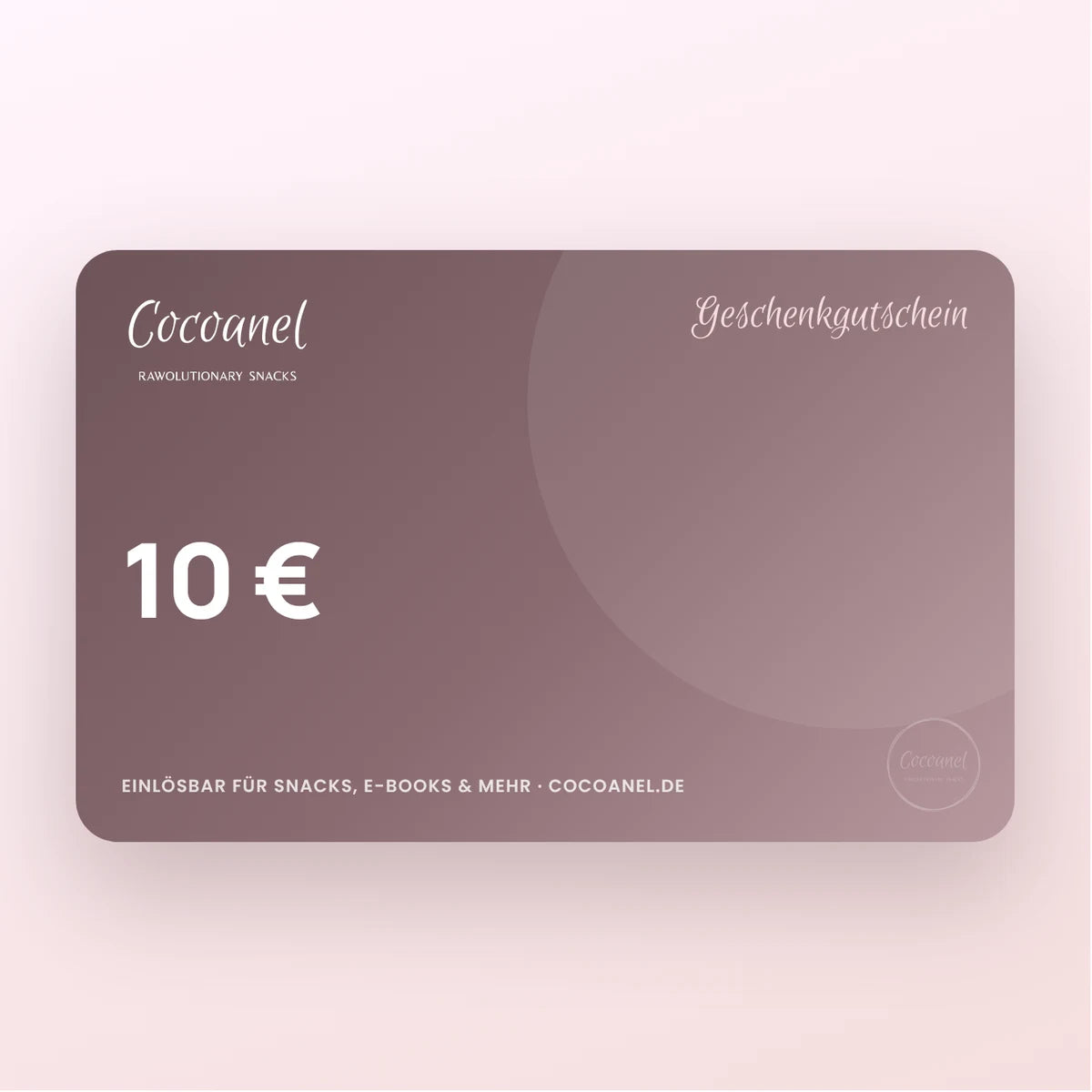 Cocoanel Geschenkgutschein 10 €