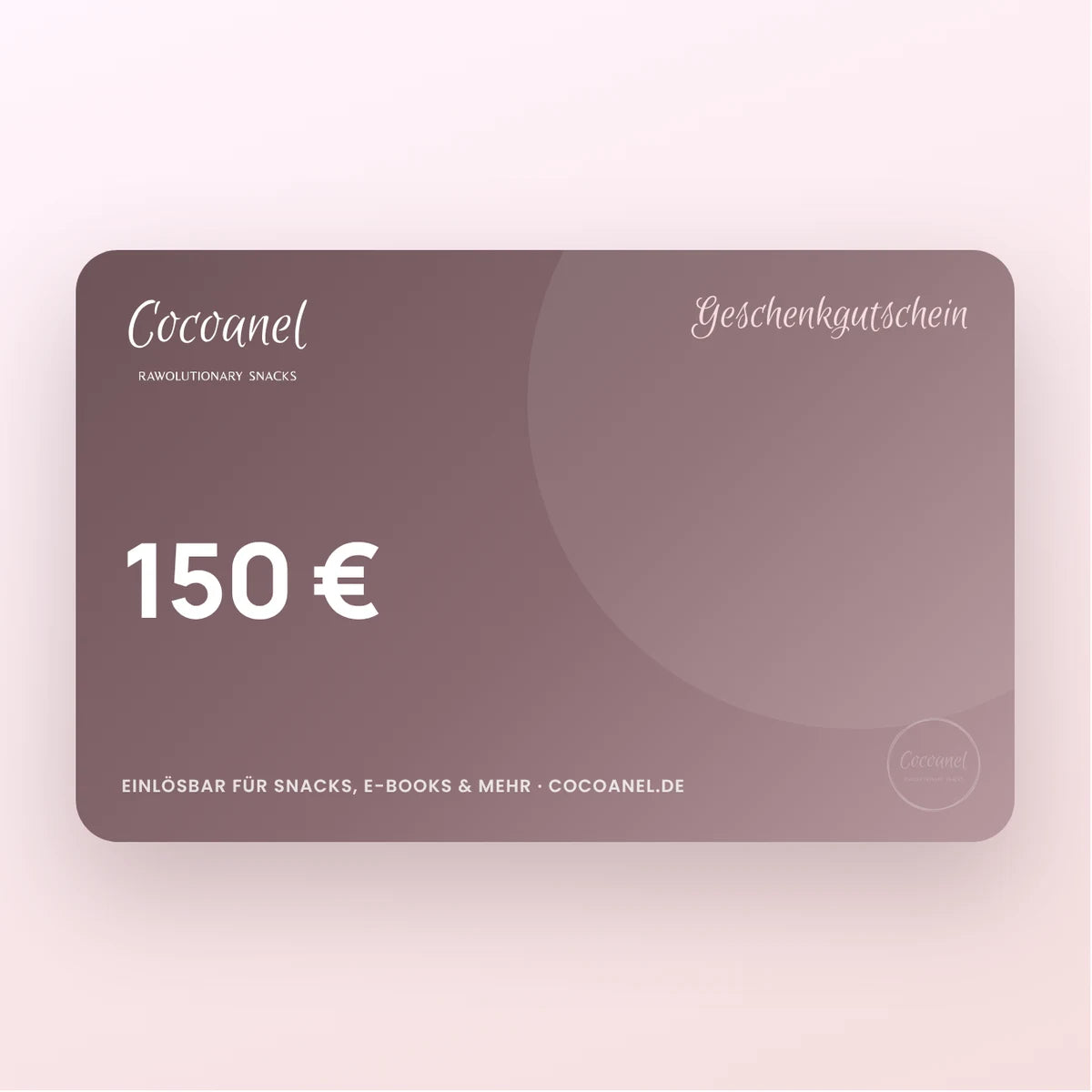 Cocoanel Geschenkgutschein 150 €