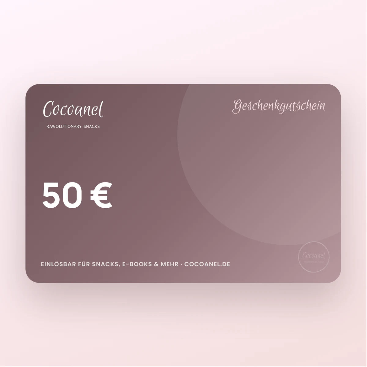 Cocoanel Geschenkgutschein 50 €