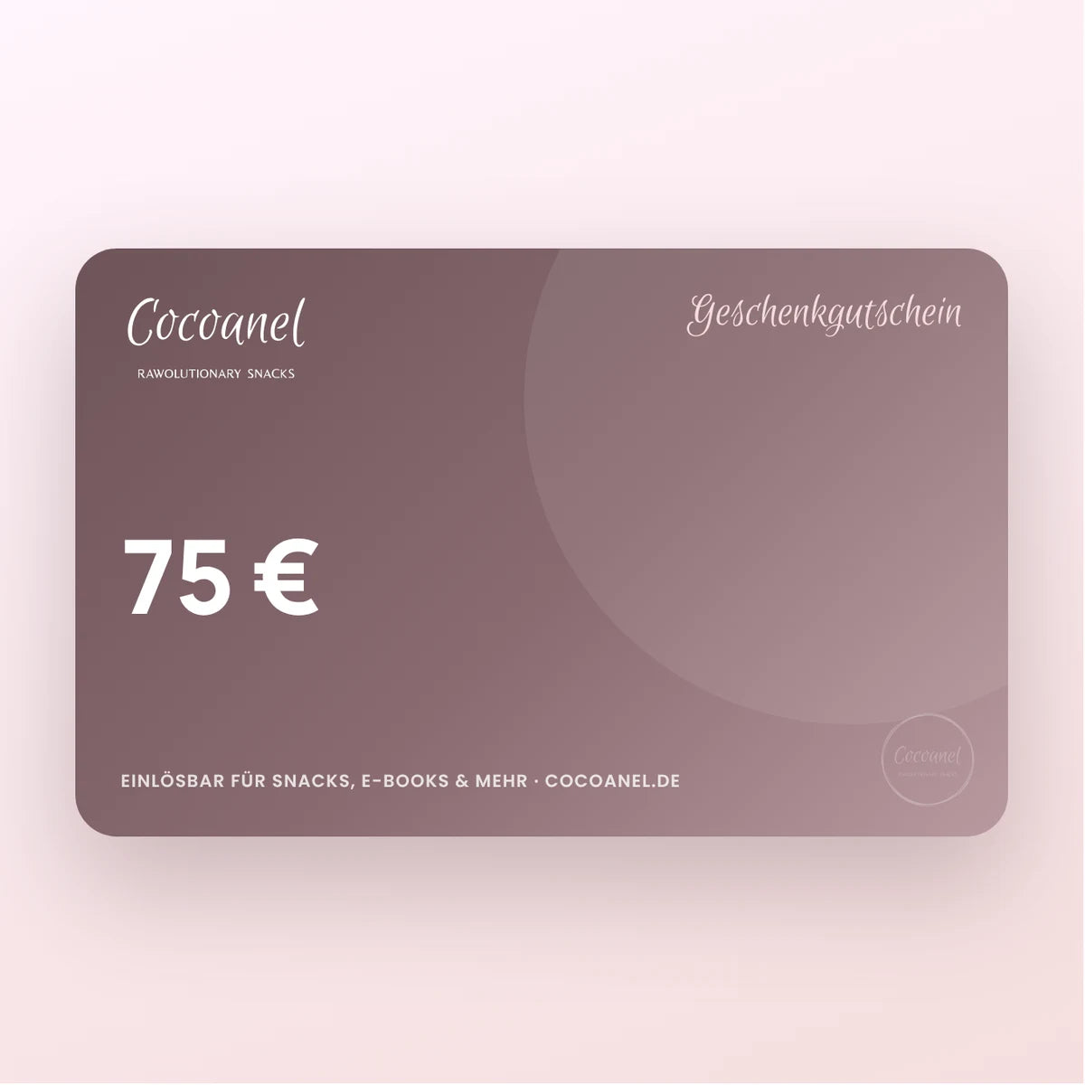 Cocoanel Geschenkgutschein 75 €