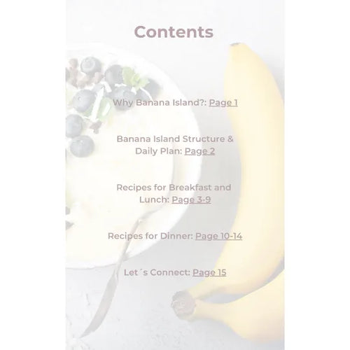 7 Day - Banana Island Detox (English) – Innenseite 1