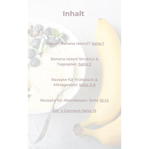 7 Tage - Banana Island Detox (deutsch) – Innenseite 1