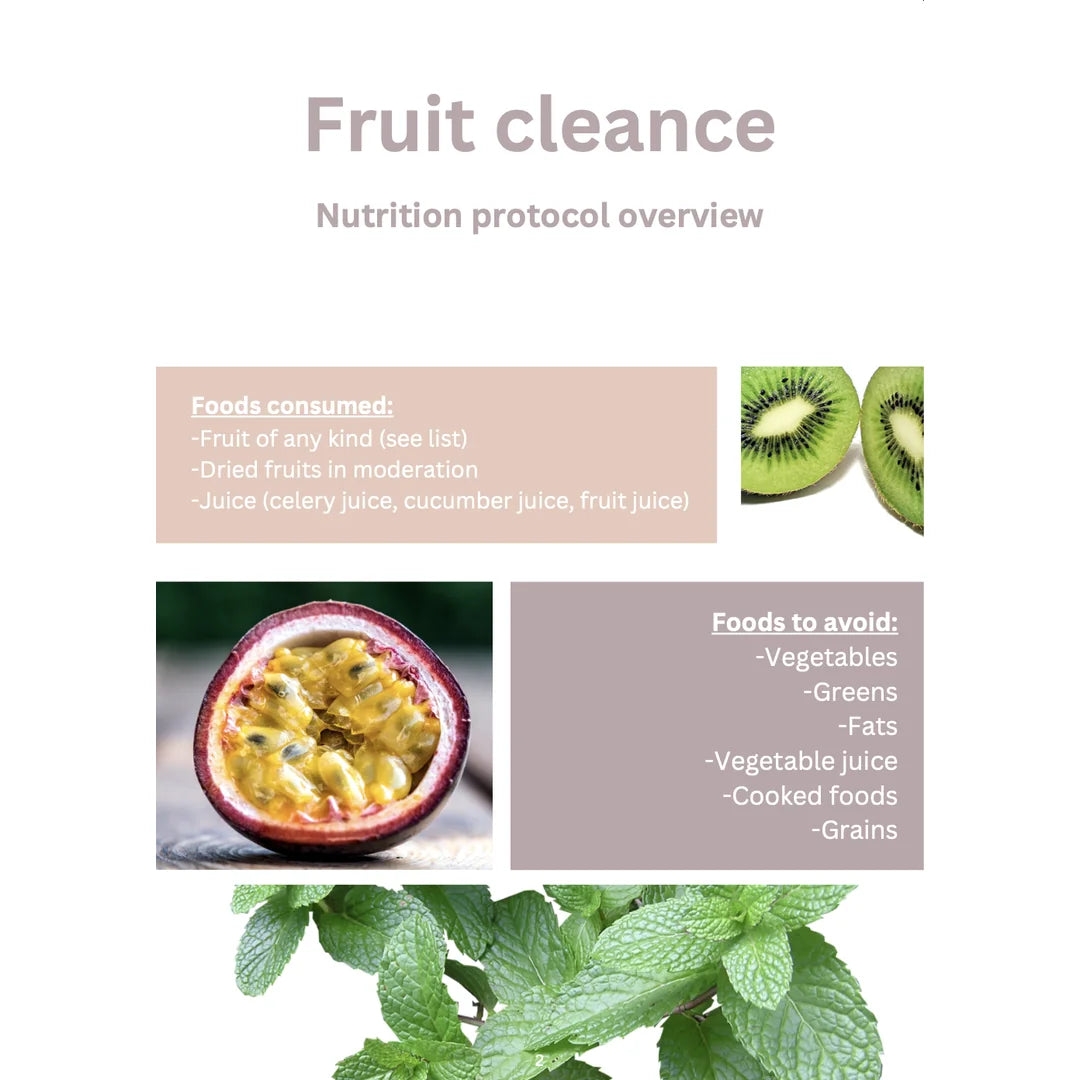 Fruit Cleanse – Juices | Fruits | Raw Food (English) – Innenseite 1
