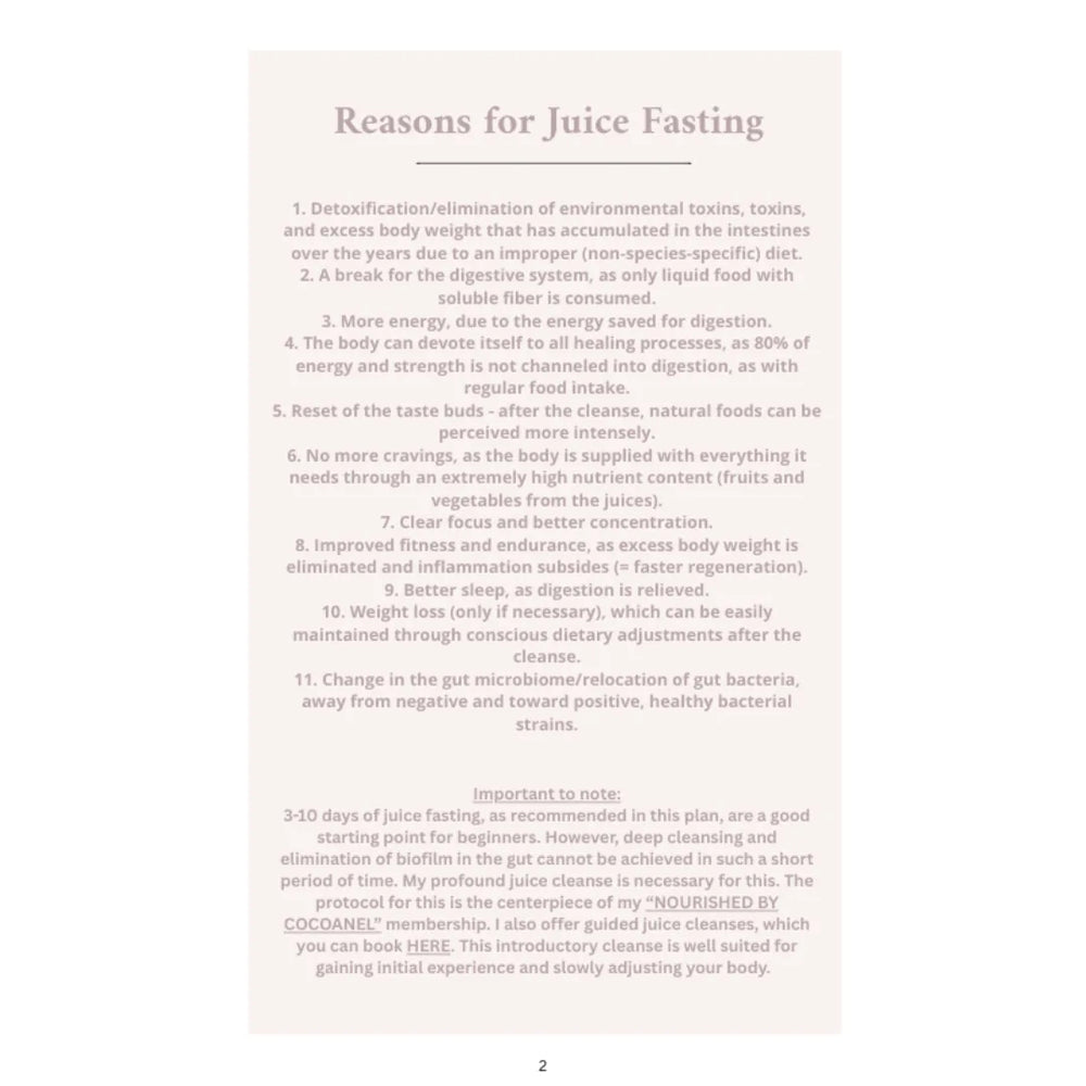 10 Day Juice Fasting & Mono Meals (English) – Innenseite 3