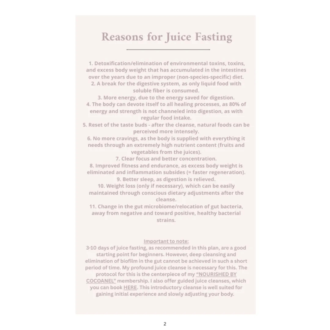 10 Day Juice Fasting & Mono Meals (English) – Innenseite 3