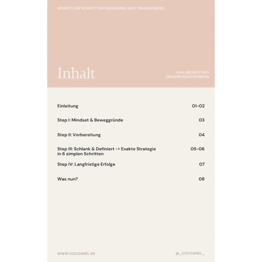 Schlanker & Definierter Körper (Gratis Guide deutsch) – Innenseite 1