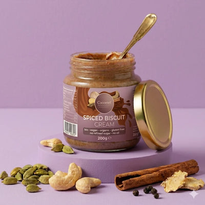 Spiced Biscuit Cream – Cashew-Mandelmus mit Gewürzen