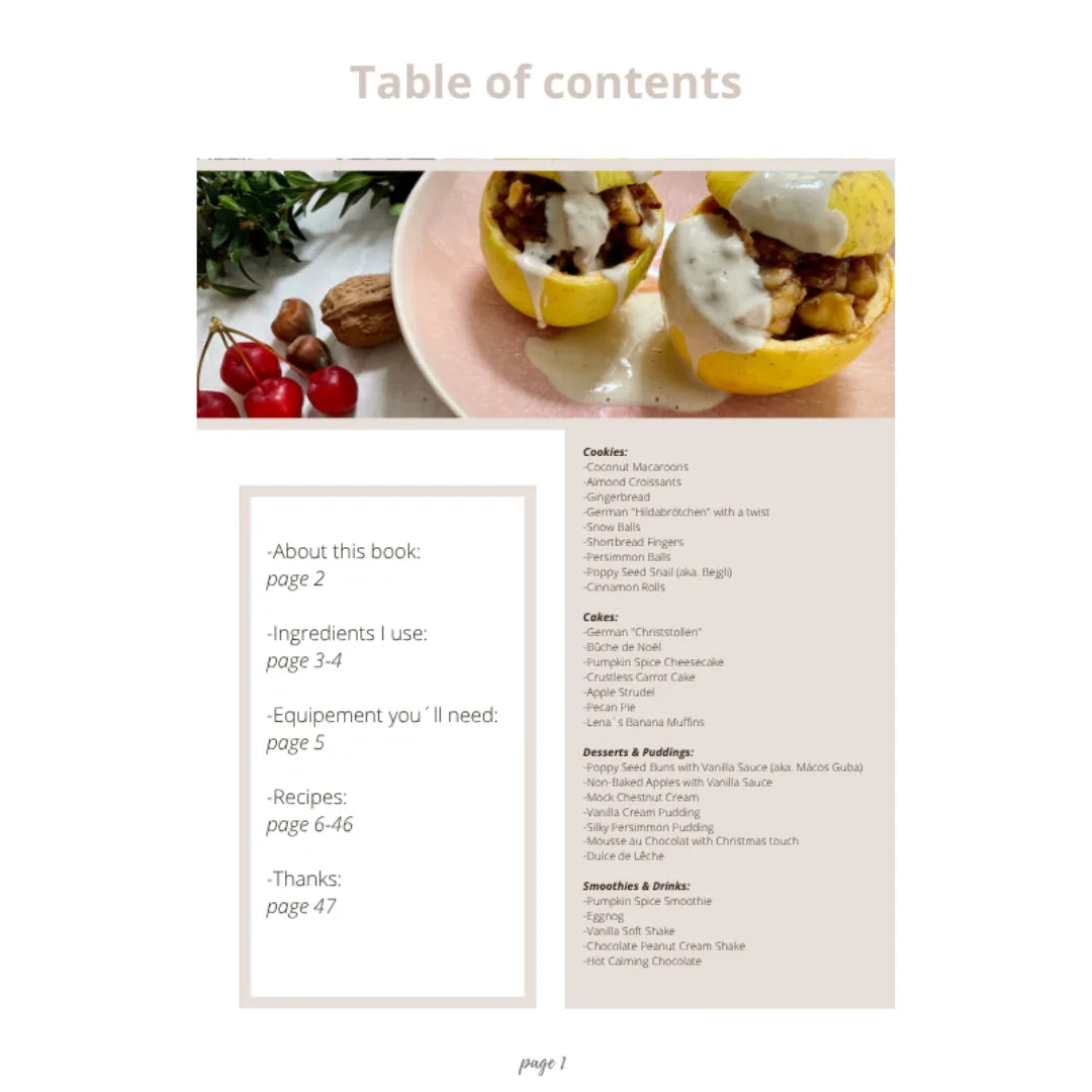 Sweet Healthy Christmas (English) – Innenseite 1