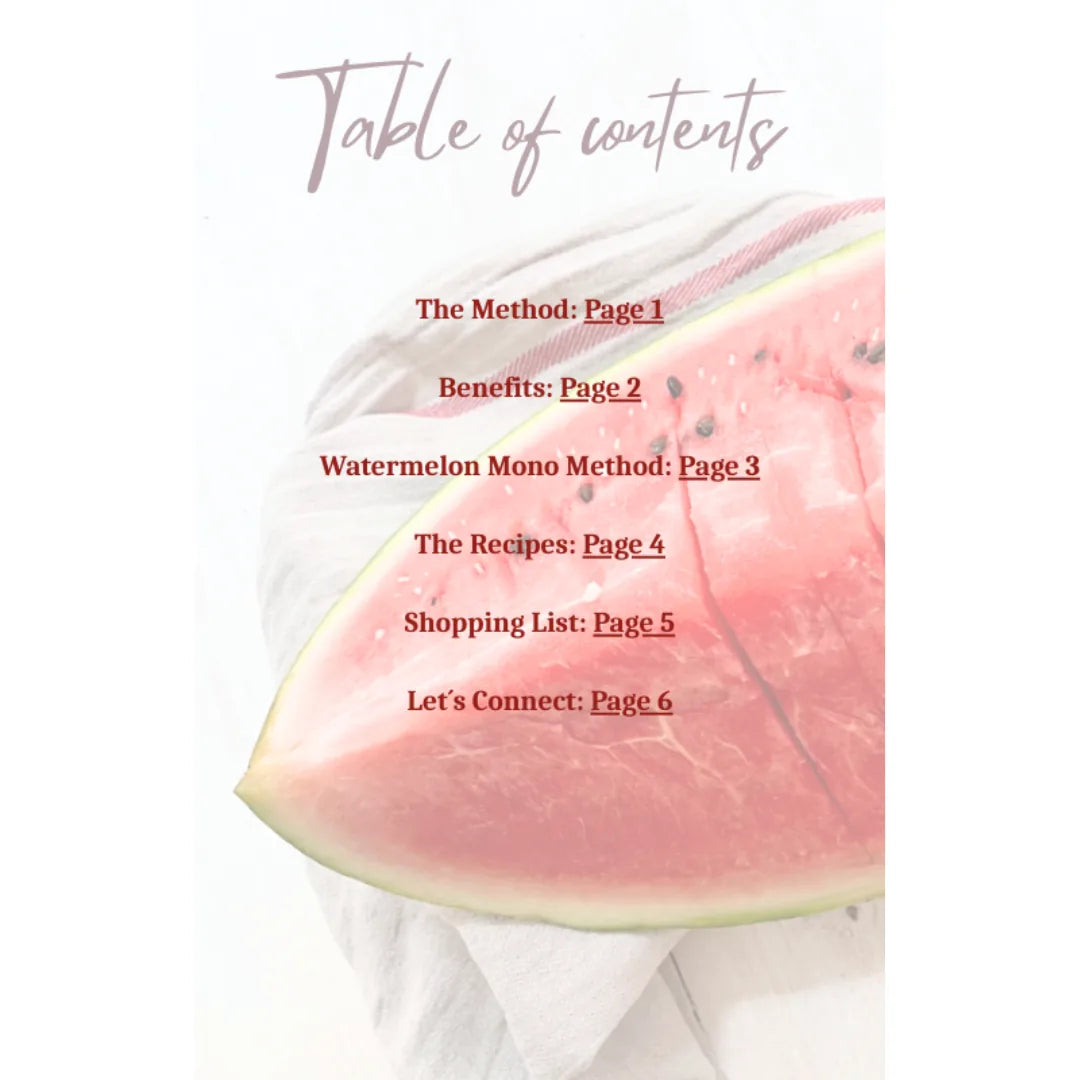Watermelon Mono Method (English) – Innenseite 1