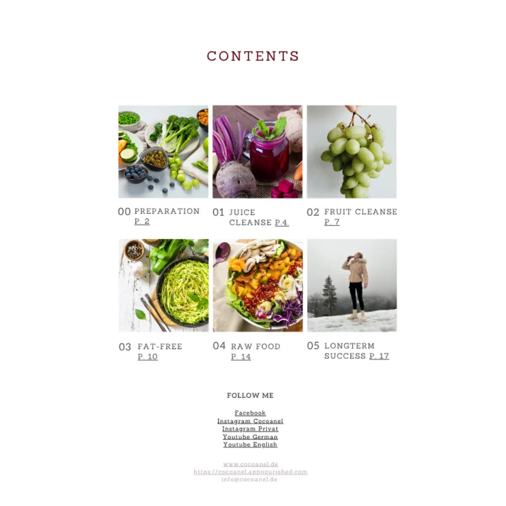 Winter Cleanse (English) – Innenseite 1